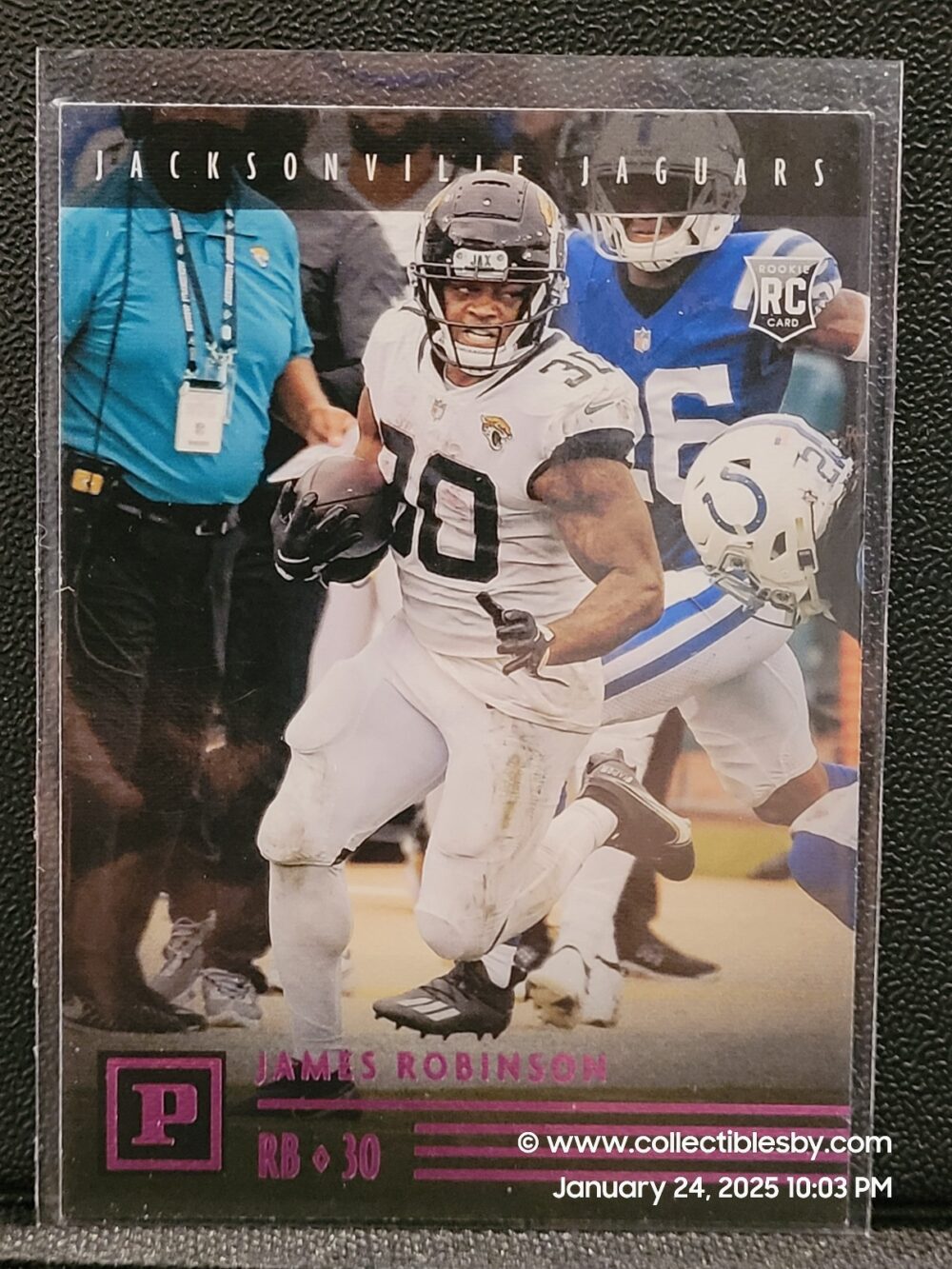 James Robinson 2020 Chronicles PA-9  Jacksonville Jaguars Rookie RC Pink