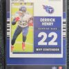 2021 Panini MVP Contenders MVP-DHE Derrick Henry Tennessee Titans - Image 2