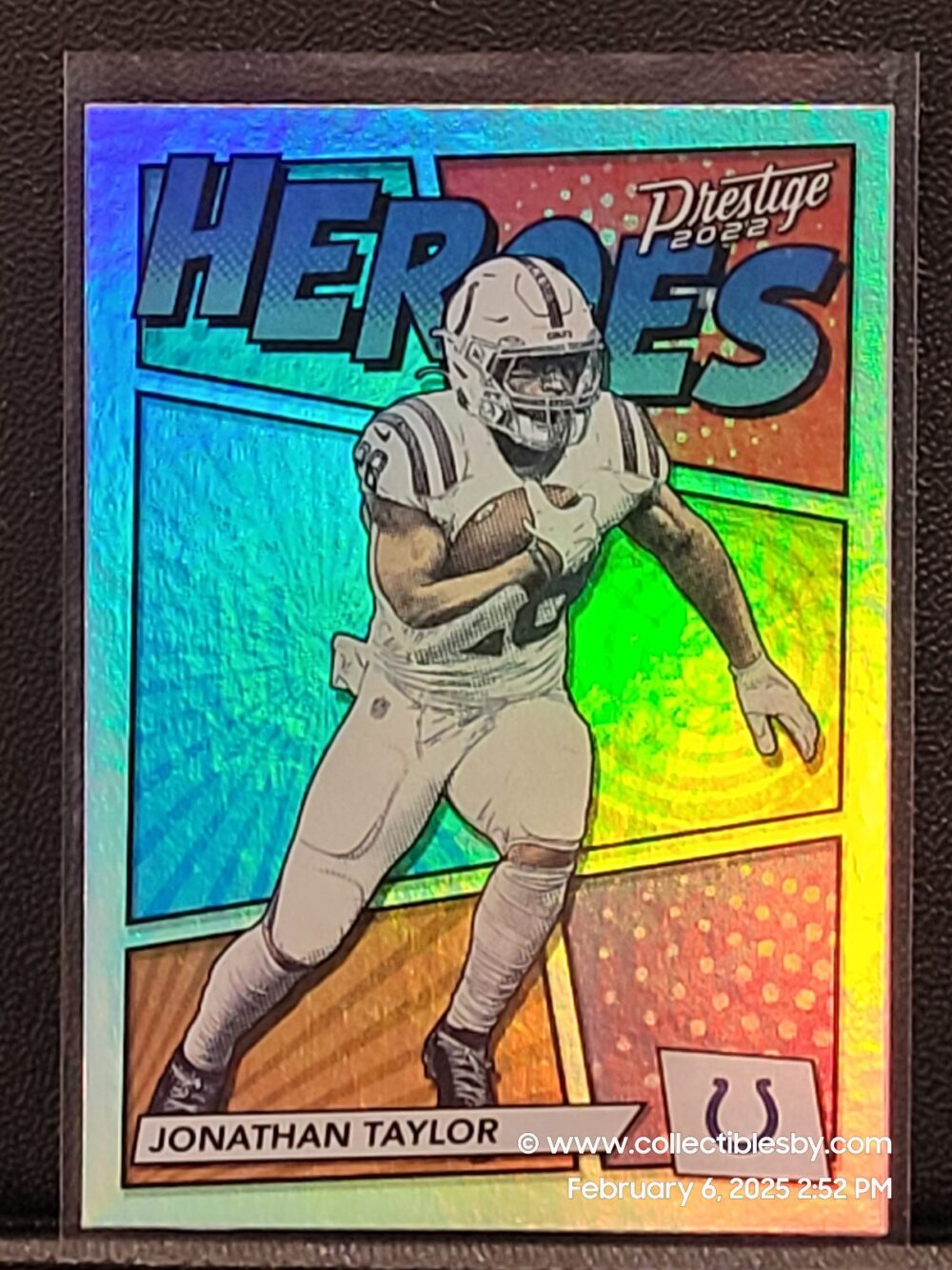 2022 Panini Prestige Football Jonathan Taylor HEROES