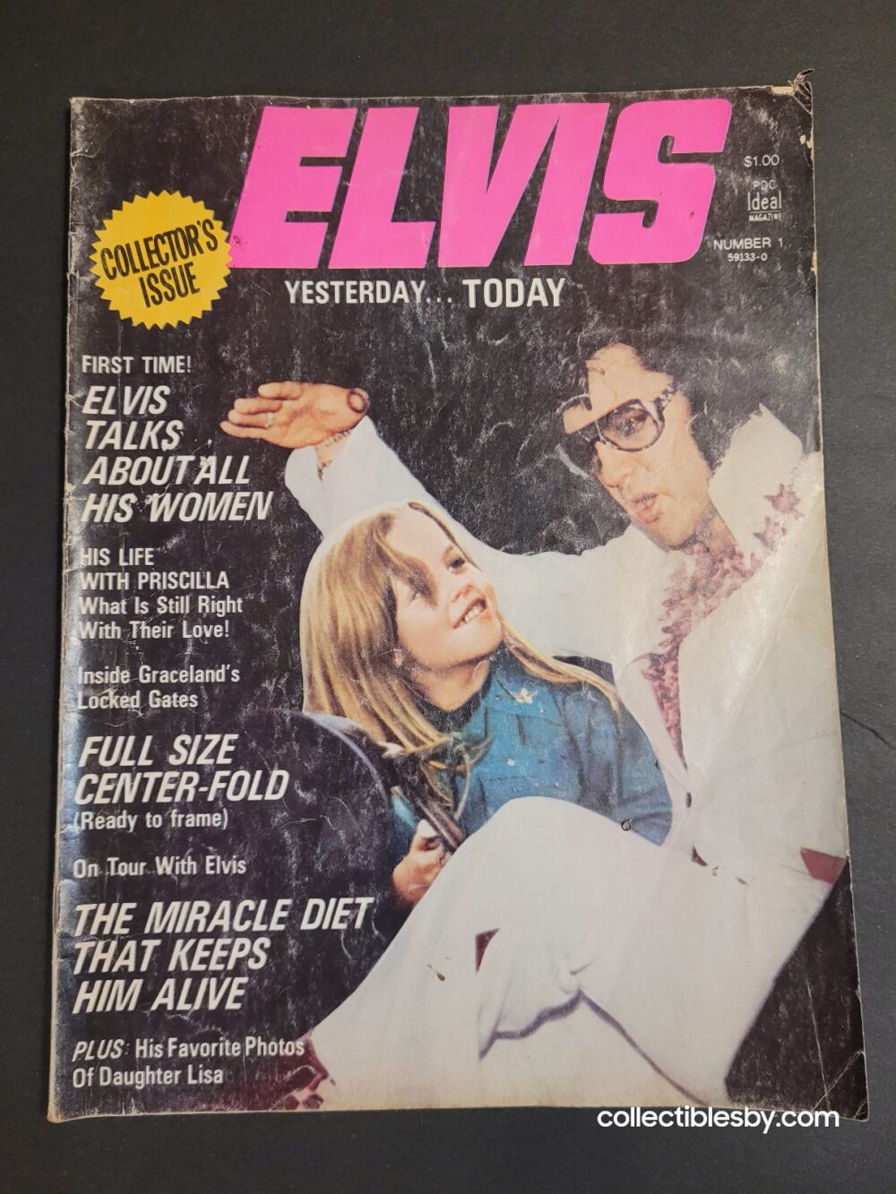 1975 Yesterday Today Elvis His Untold Story Collectors Issue #1